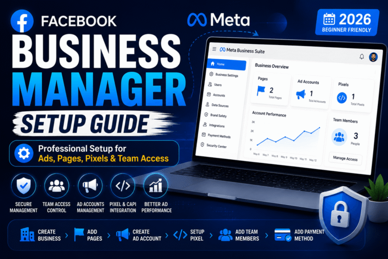 FACEBOOK BUSINESS MANAGER SETUP