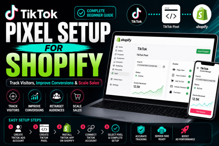 TIKTOK PIXEL SETUP FOR SHOPIFY